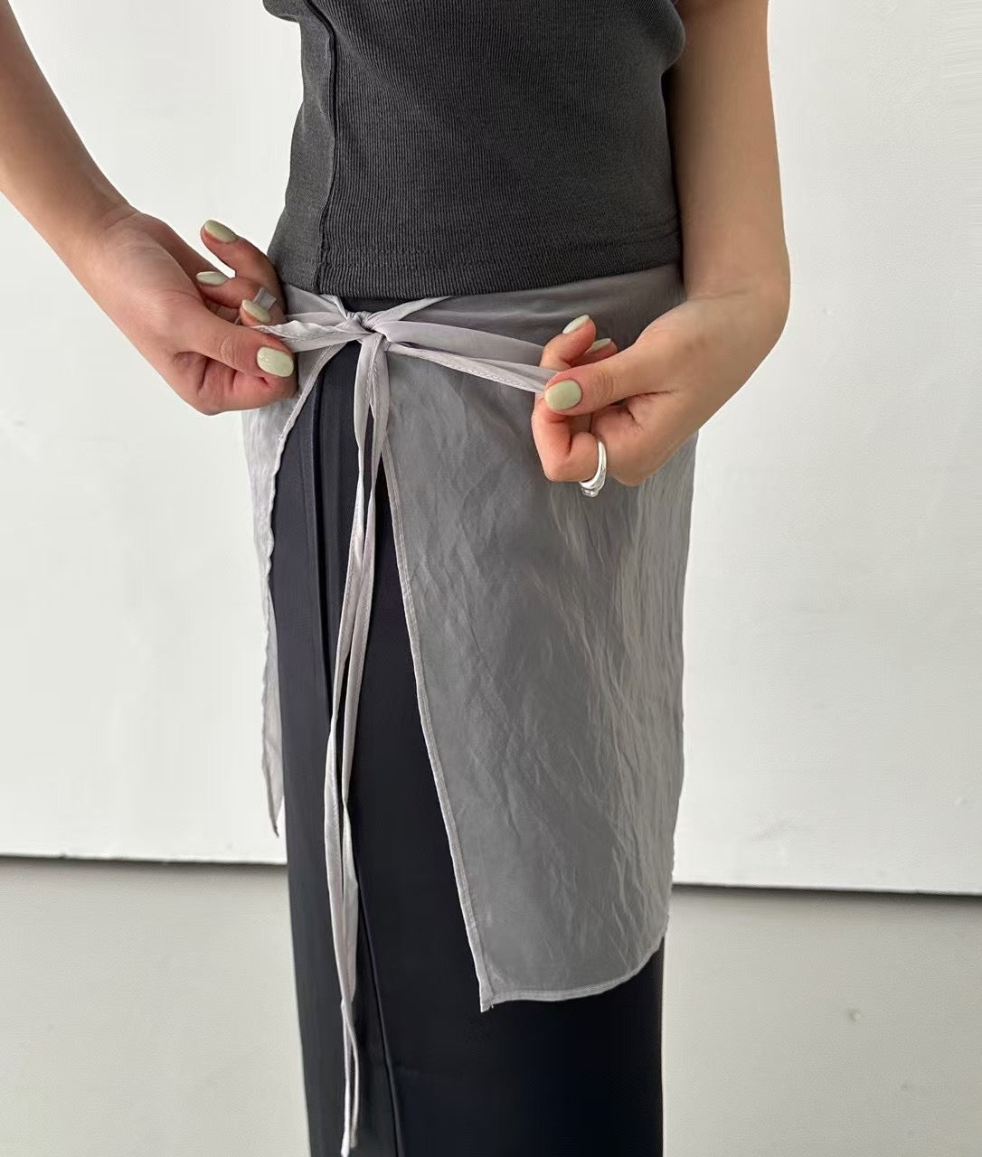 2 in 1 Layered Maxi Skirt