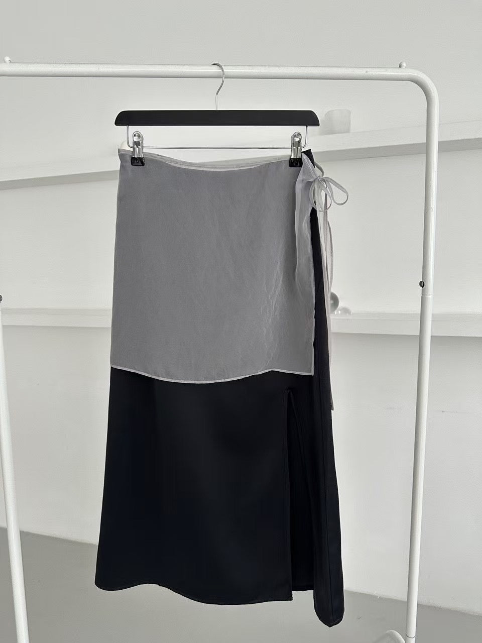 2 in 1 Layered Maxi Skirt