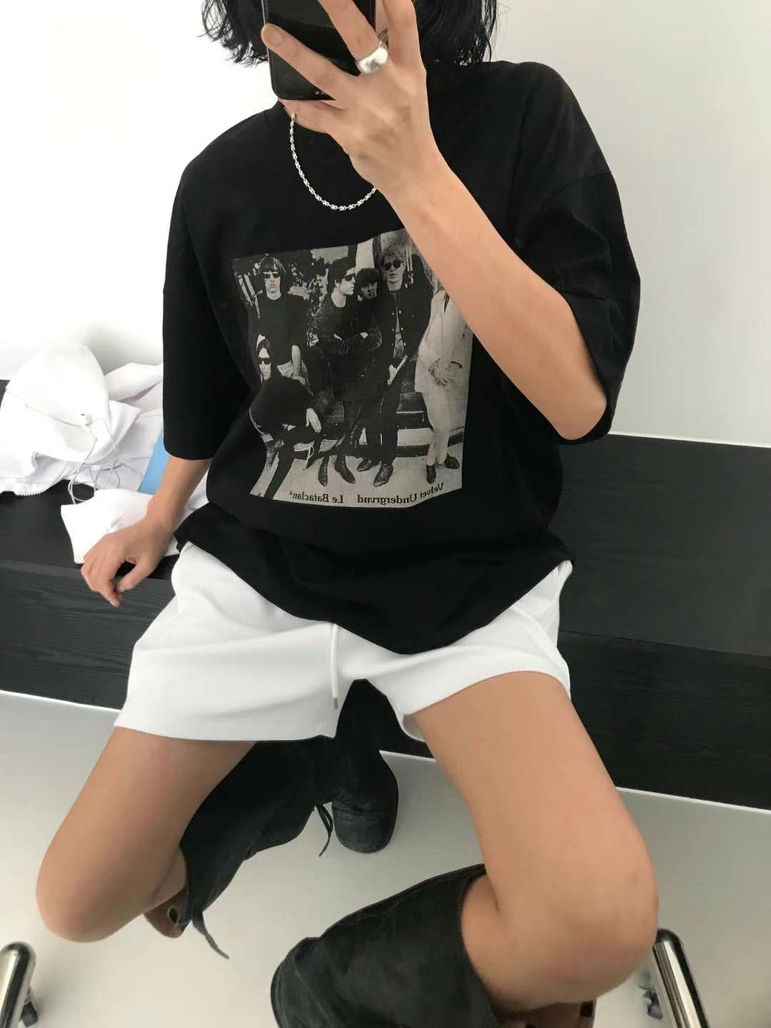 Washed Print Tee