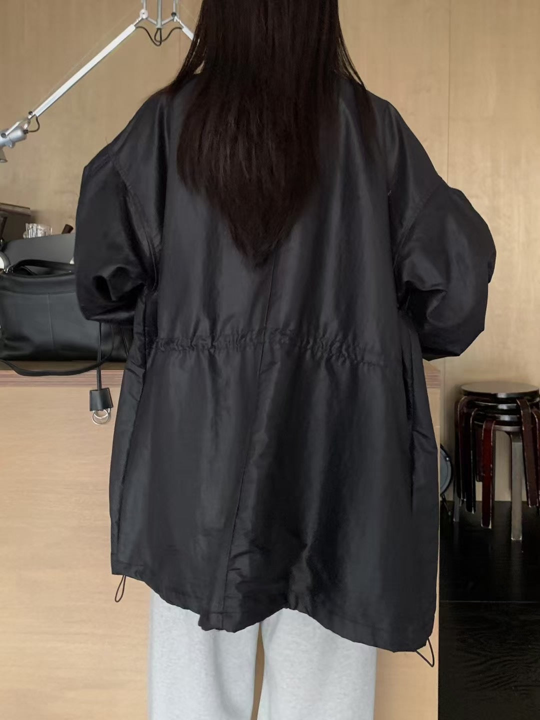 Waterproof trench coat