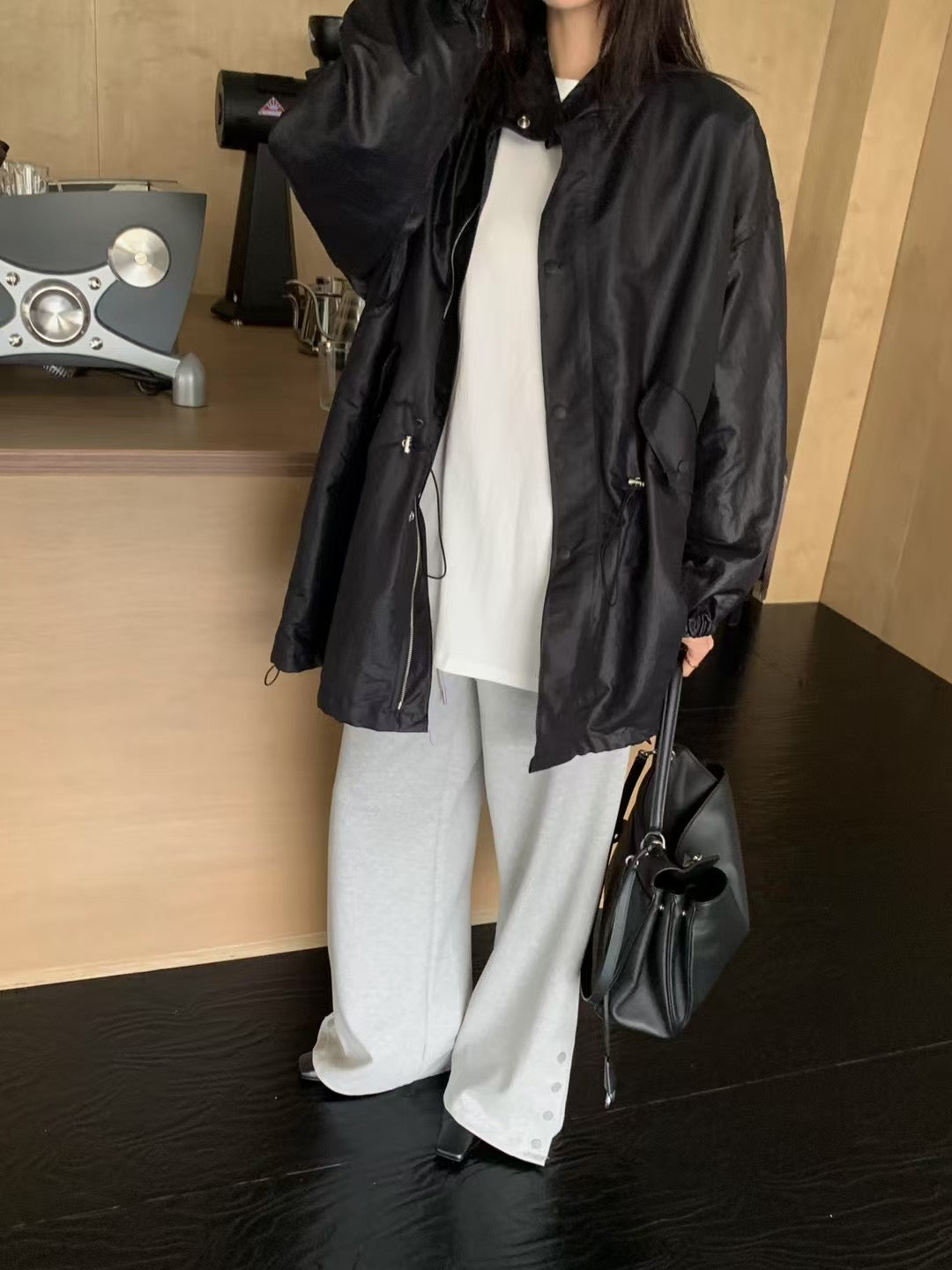 Waterproof trench coat