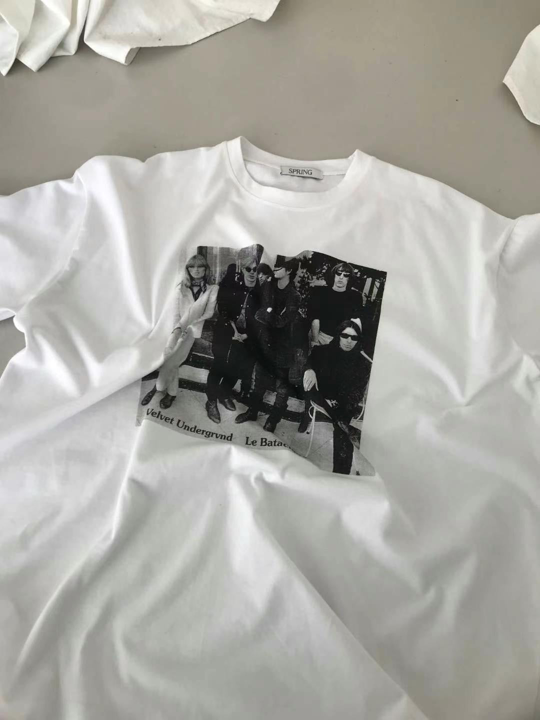 Washed Print Tee