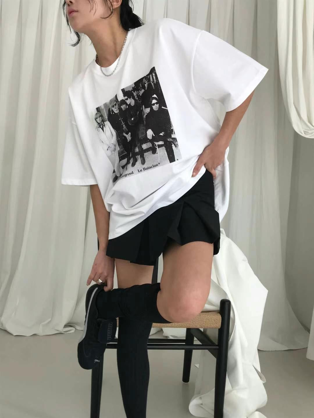 Washed Print Tee