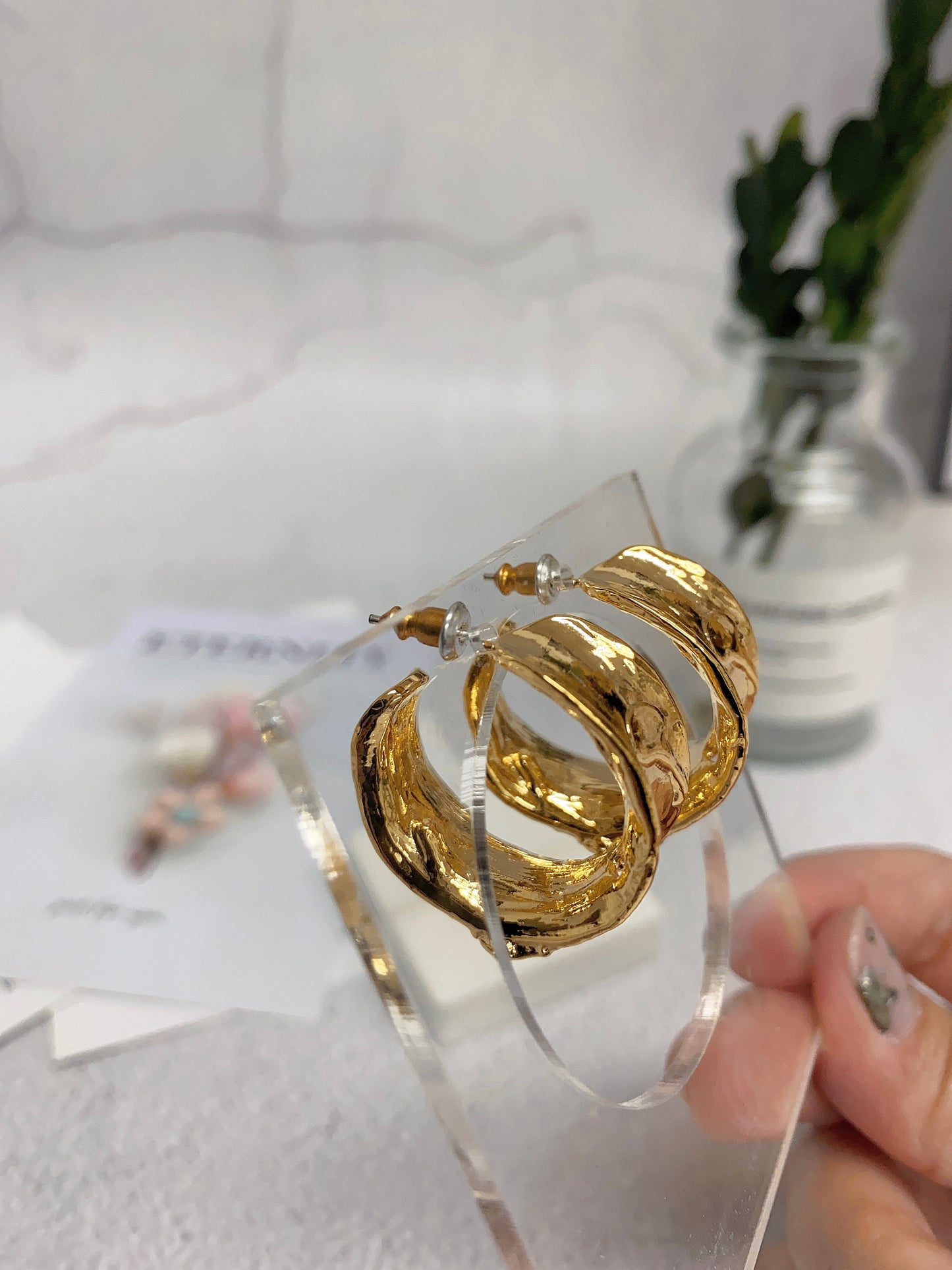 Gold Hoop Earrings