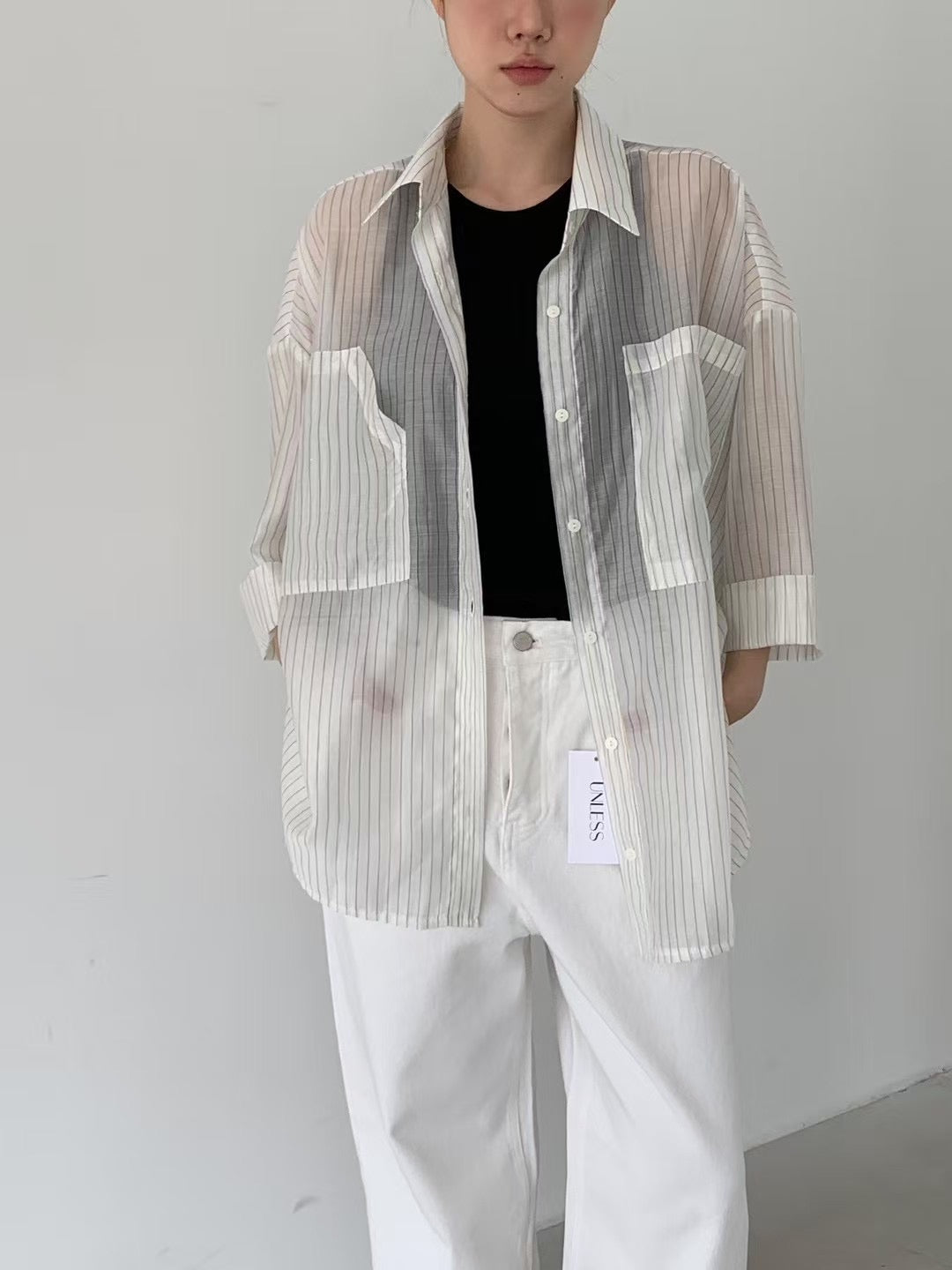 Oversize see through Shirt