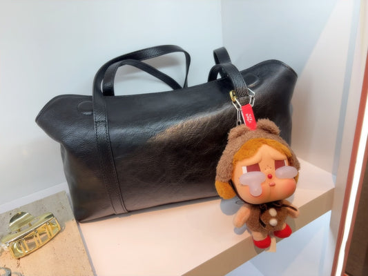 Leather Baguette Bag