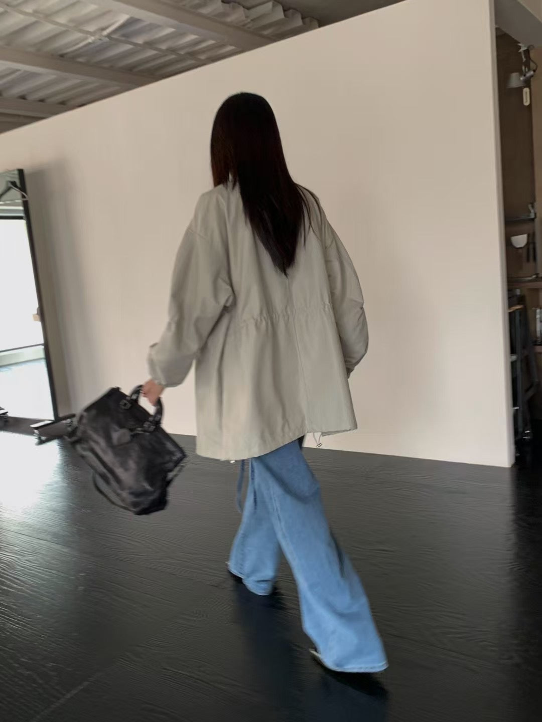 Waterproof trench coat