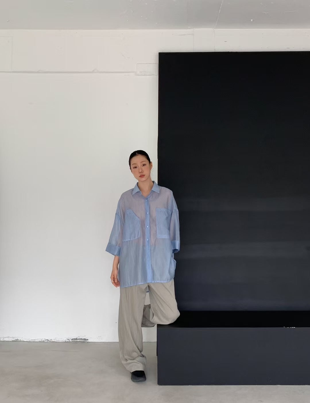 Oversize see through Shirt