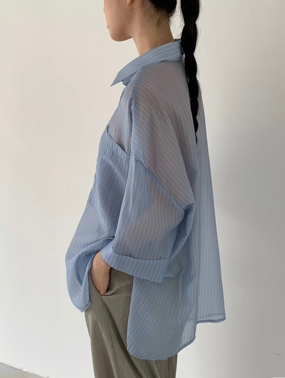 Oversize see through Shirt