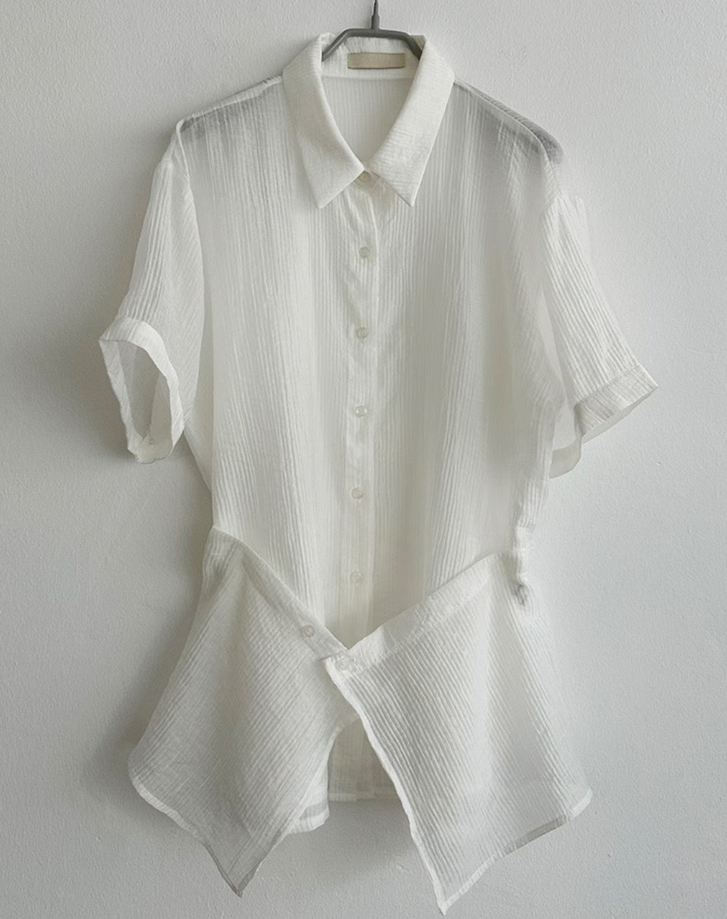 See through Shirt Set
