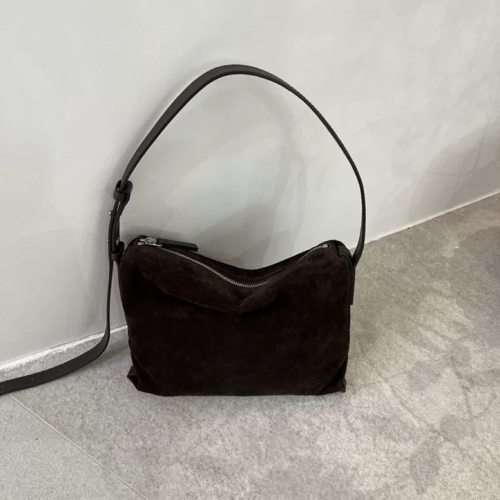 Suede Shoulder Bag